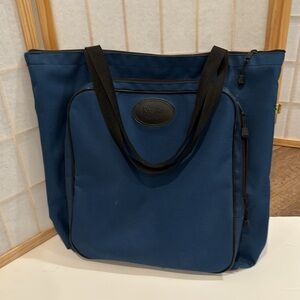 Roz Art Portfolio Bag -Navy Blue Canvas